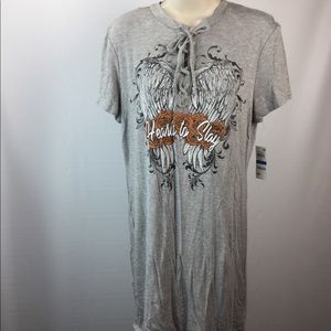 Material Girl Short  Sleeve midi dress size XL